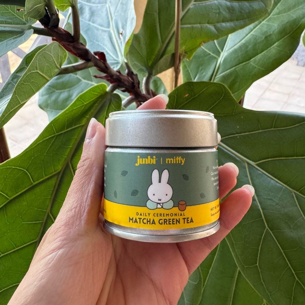 Miffy matcha green tea x Junbi collab Tin Case